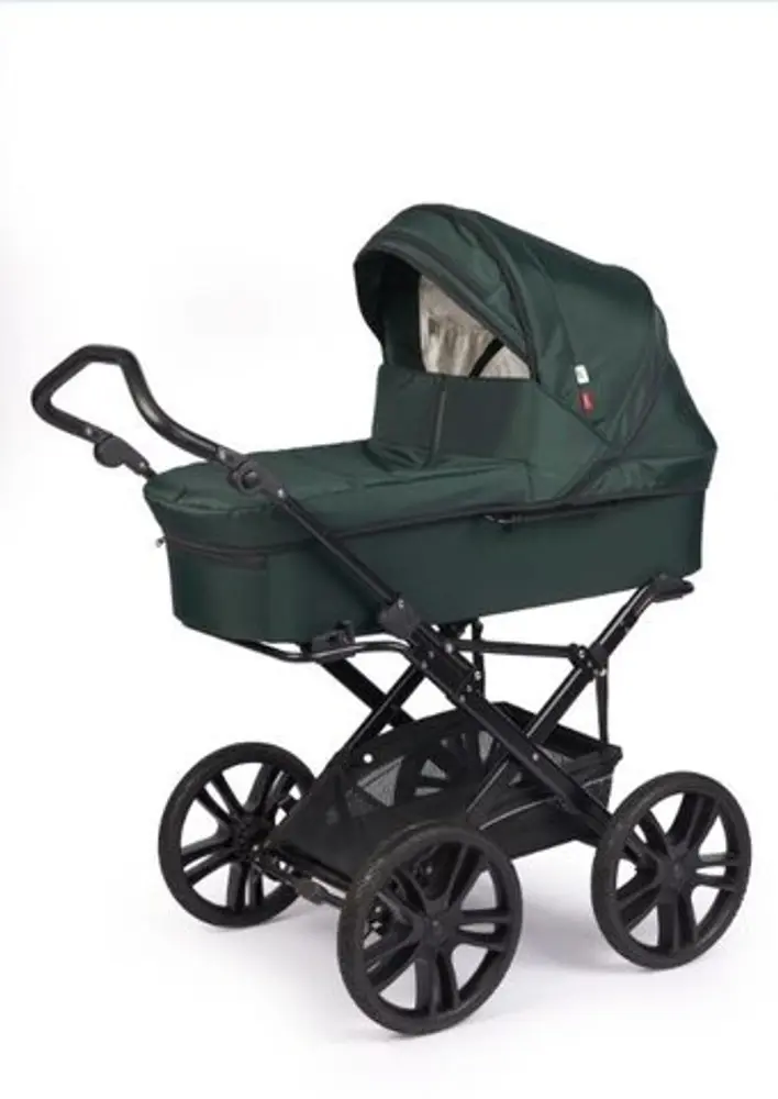 Grøn North Barnevogn Dark Green - Odder Barnevogne  - 5710271800692