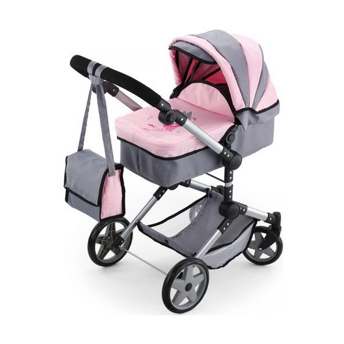 Lille Barnevogn Til Dukker Reig Pram Neo Pro Grå - Reig Barnevogne  - 4003336185089