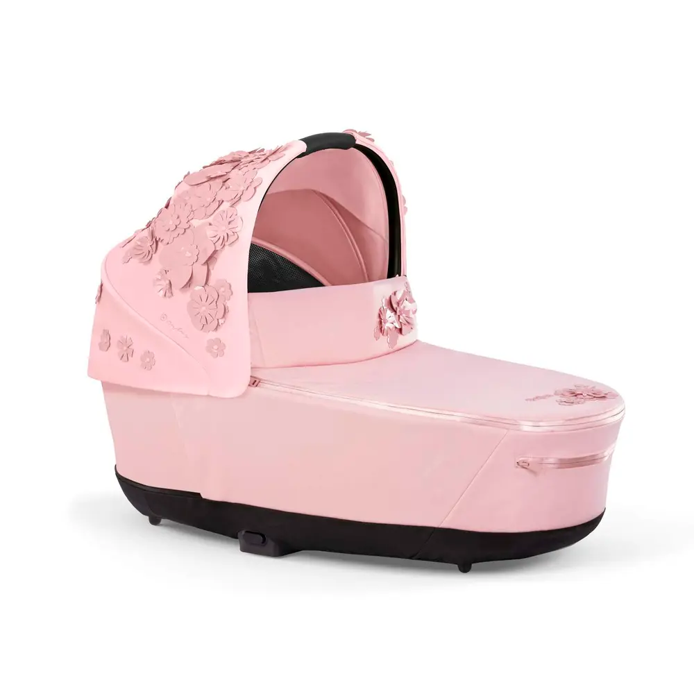 Pink Priam Lux Liggdel Fashion Simply Flowers - Cybex Barnevogne  - 4063846270033