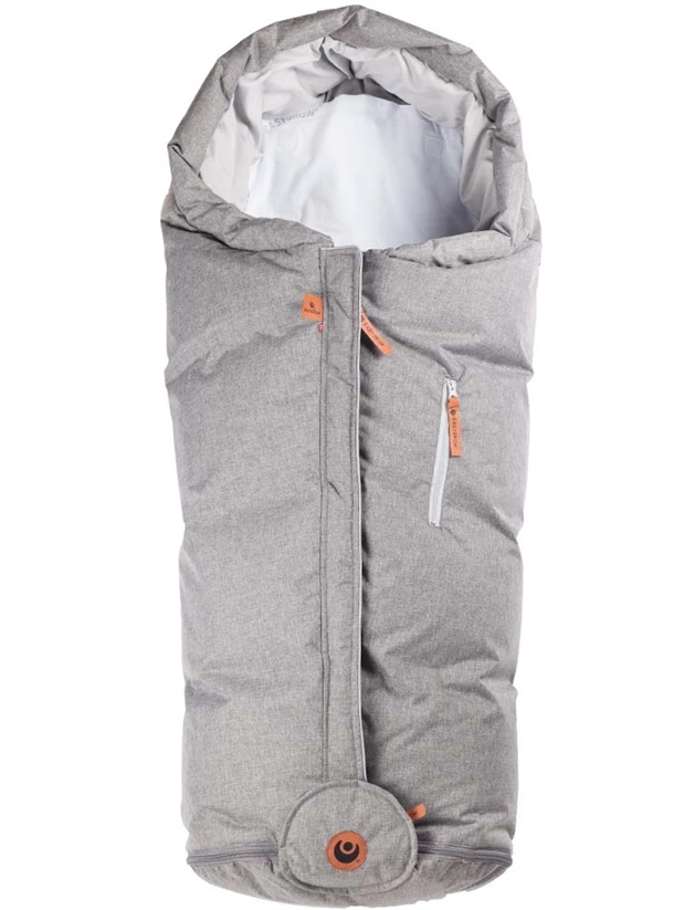 Easygrow Kørepose Norse Hood Grå Melange - Easygrow Barnevogne  - 7090019969828