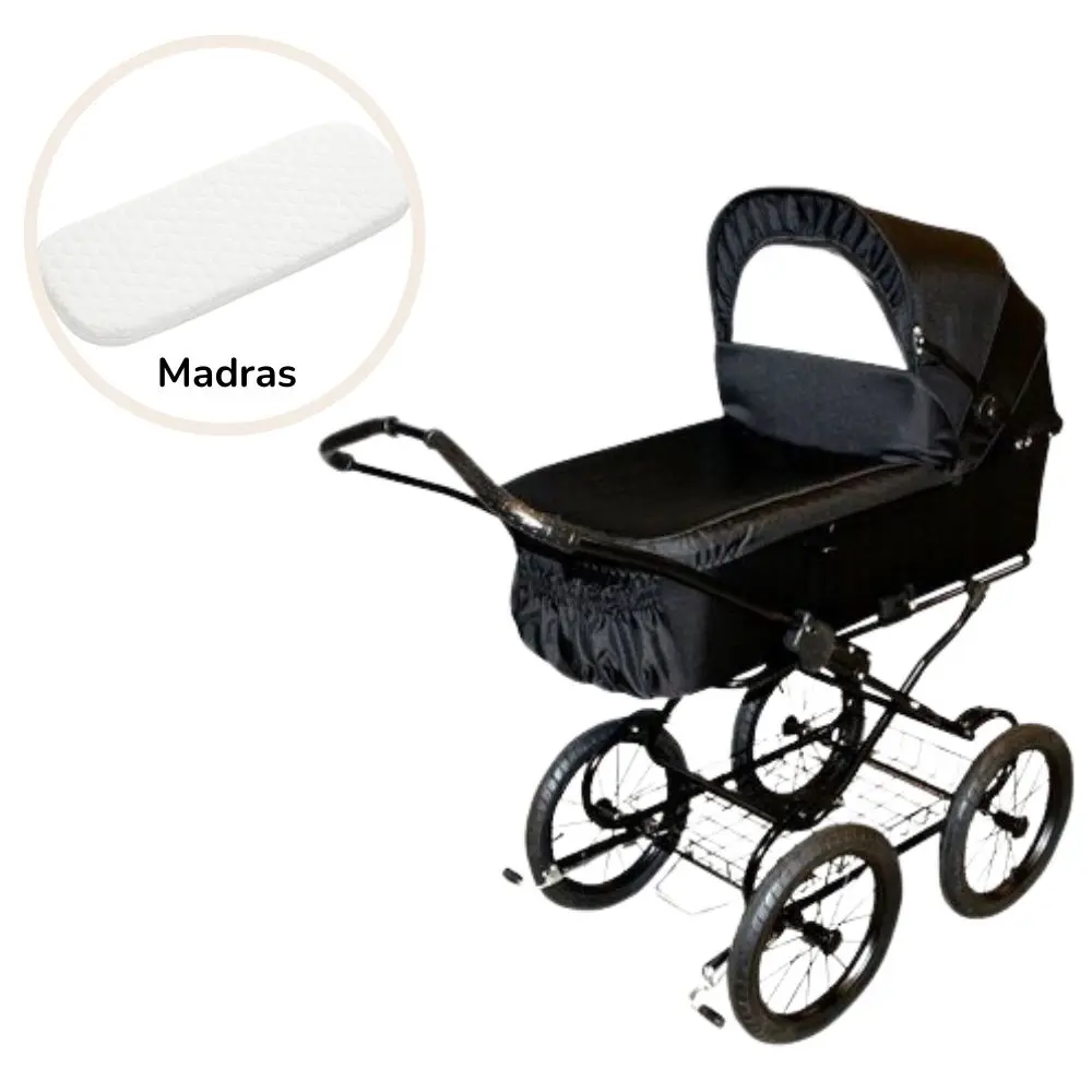 Wonder Barnevogn Inkl Helsemadras - Bekids Barnevogne  - 5700000221539