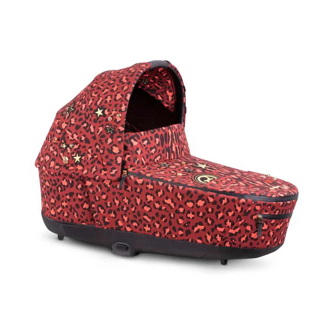 Rød Priam Lux Barnevognskasse Rockstar Rosenrot Red - Cybex Barnevogne  - 4063846269631