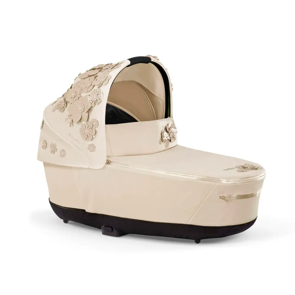 Priam Lux Liggdel Fashion Simply Flowers Beige - Cybex Barnevogne  - 4063846270095