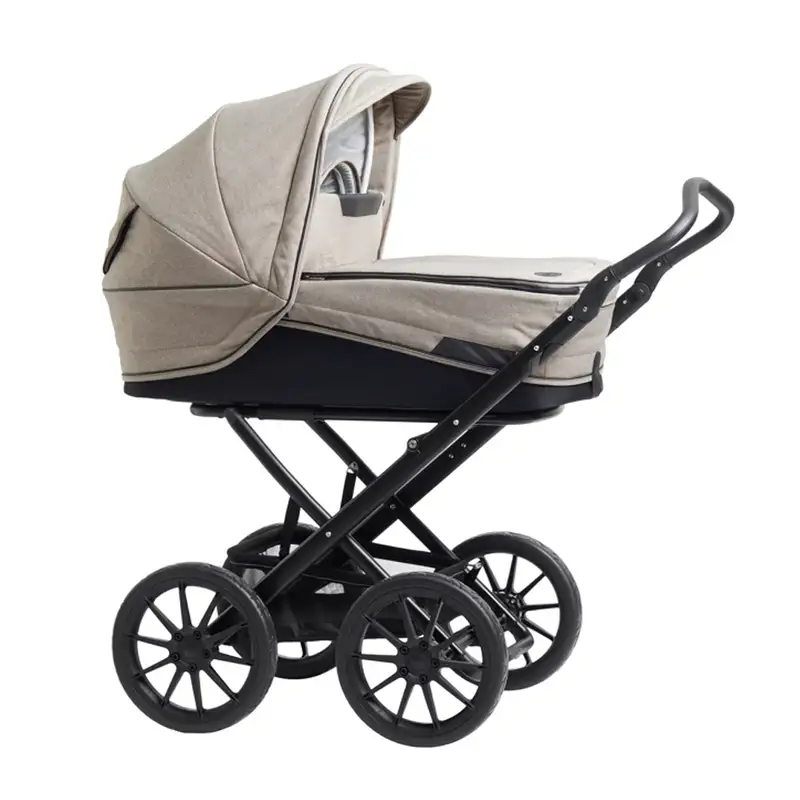 Sort Stork Classic Stel: Overdel: Sand - Stork Barnevogne  - 2999000418015